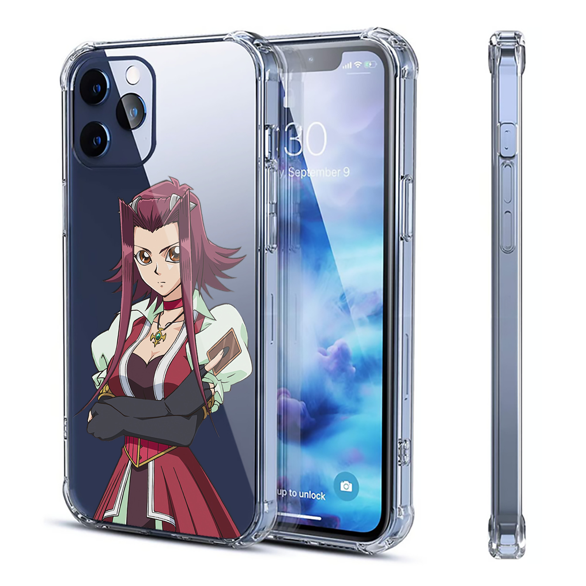 （画像用） 遊☆戯☆王 Yu-Gi-Oh! 【iPhone 12シリーズ対応】透明スマホケース（クリアソフトケース）